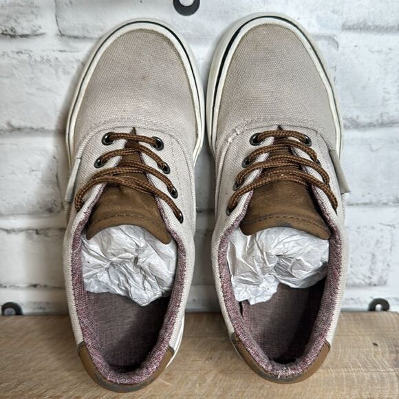 Maui and Sons Canvas Lace Up Sneakers Size 1 Surf Beach - Picture 8 of 8